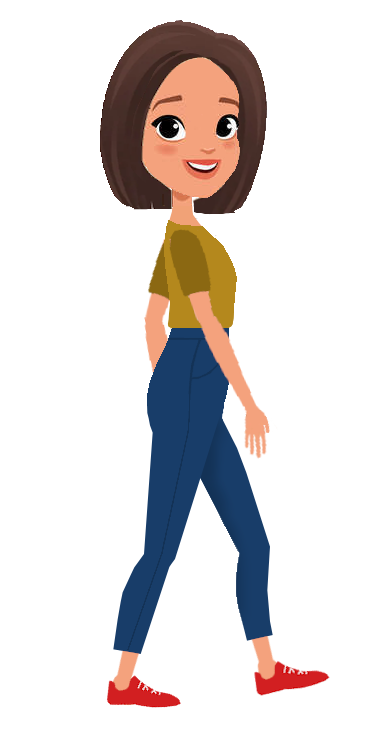 la femme marche