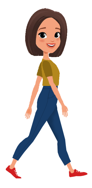 la femme marche