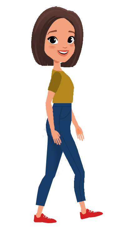 la femme marche
